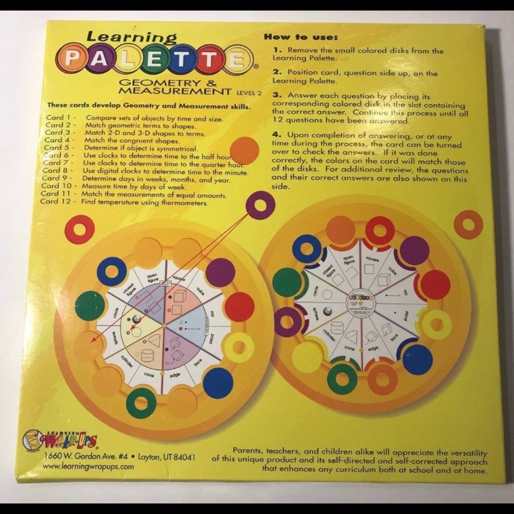 Learning Wrap-Ups 2nd Grade Math Learning Palette - Picture 3 of 12
